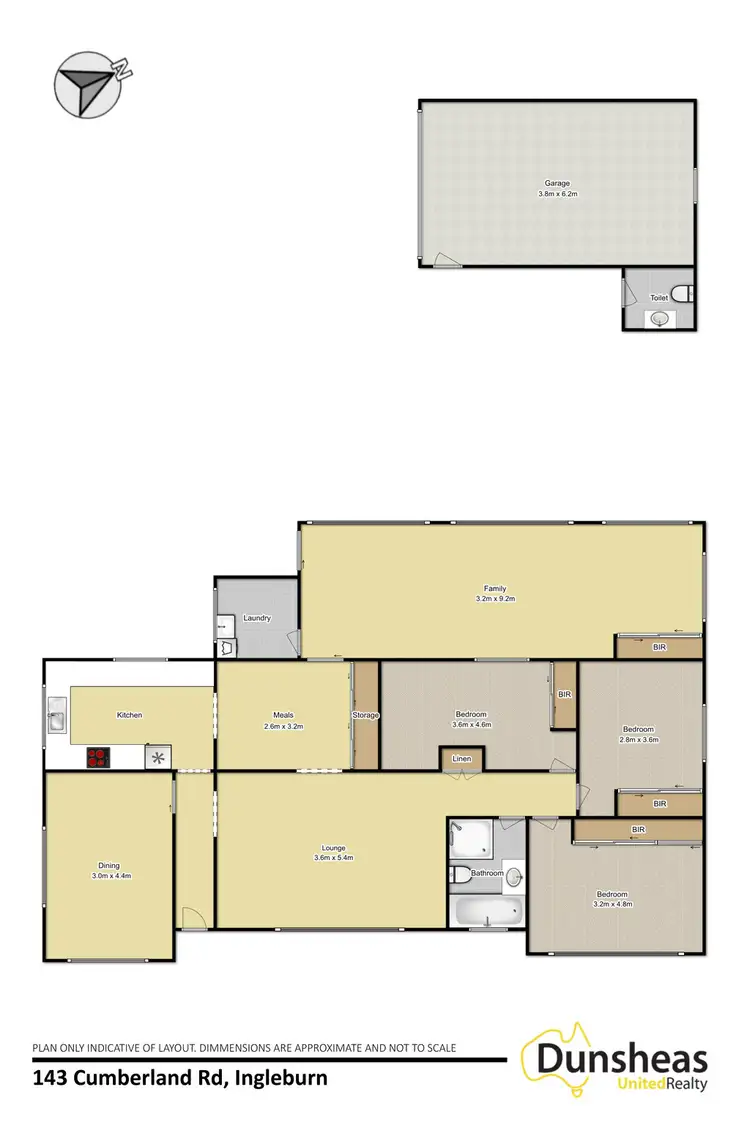 Floorplan of Homely house listing, 143 Cumberland Road, Ingleburn NSW 2565