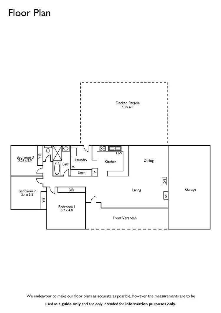 Floorplan of Homely house listing, 15 Third Avenue, Naracoorte SA 5271