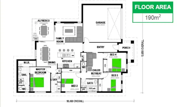Floorplan of Homely house listing, Address available on request