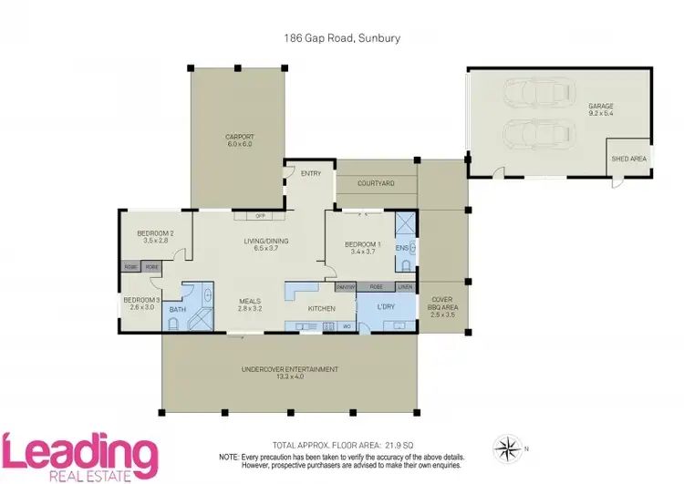 Floorplan of Homely house listing, 186 Gap Road, Sunbury VIC 3429