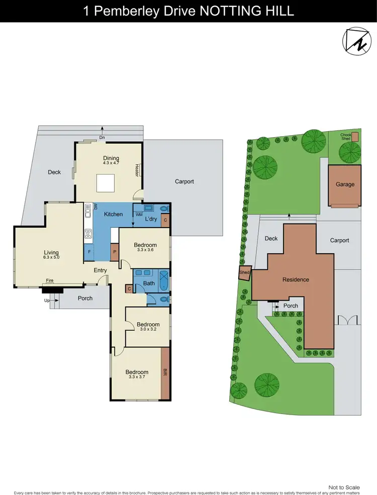 Floorplan of Homely house listing, 1 Pemberley Drive, Notting Hill VIC 3168