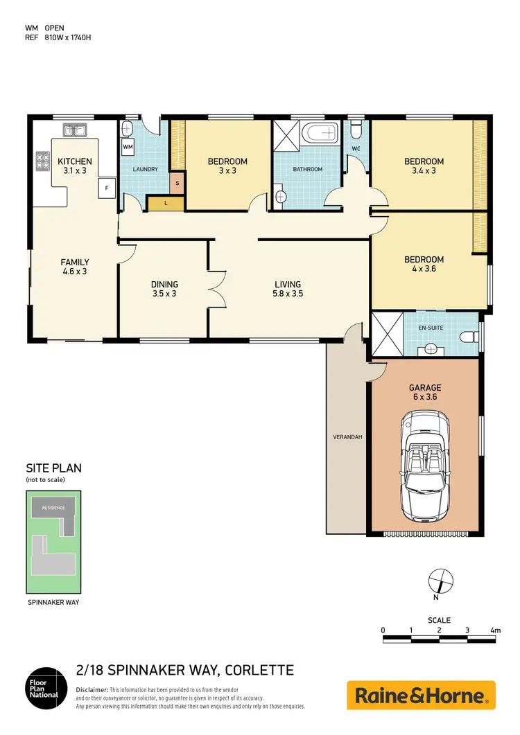 Floorplan of Homely house listing, 2/18 Spinnaker Way, Corlette NSW 2315