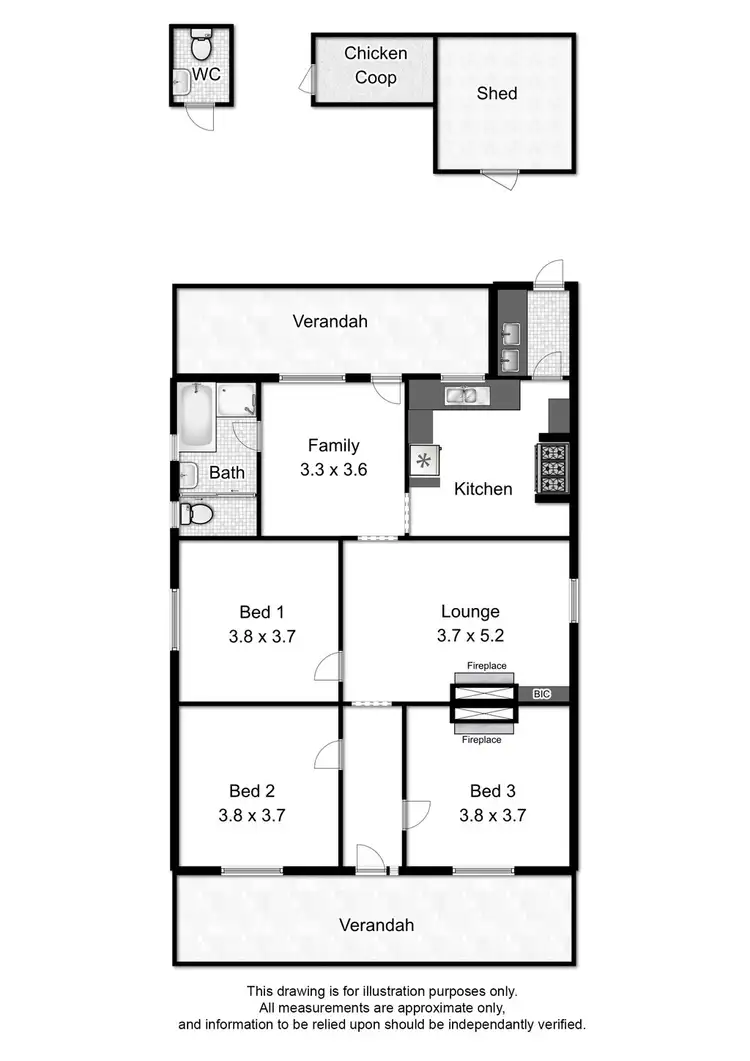 Floorplan of Homely house listing, 10A Albemarle St, West Hindmarsh SA 5007