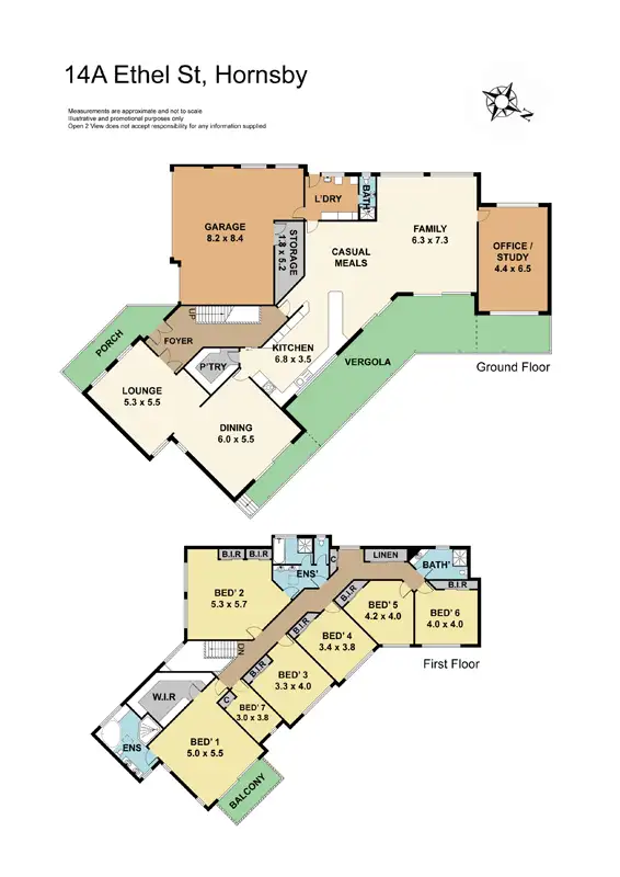 Floorplan of Homely house listing, 14A Ethel Street, Hornsby NSW 2077