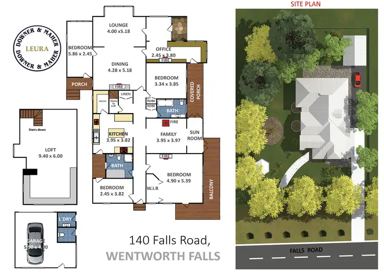 Floorplan of Homely house listing, 140 Falls Road, Wentworth Falls NSW 2782