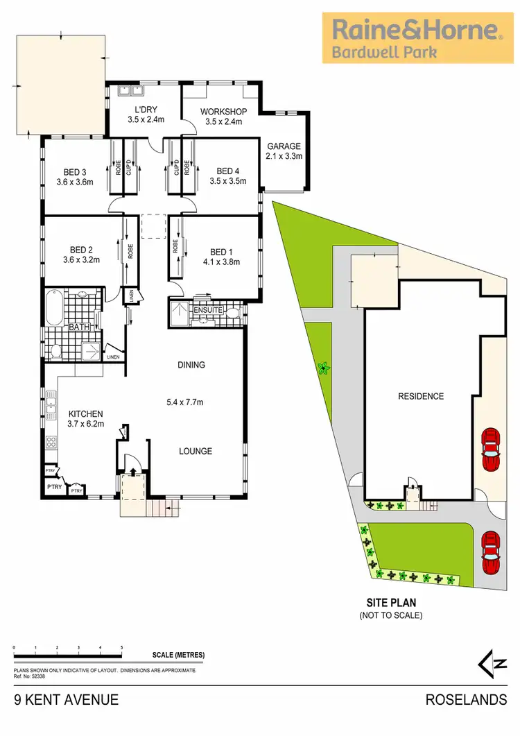 Floorplan of Homely house listing, 9 Kent Avenue, Roselands NSW 2196