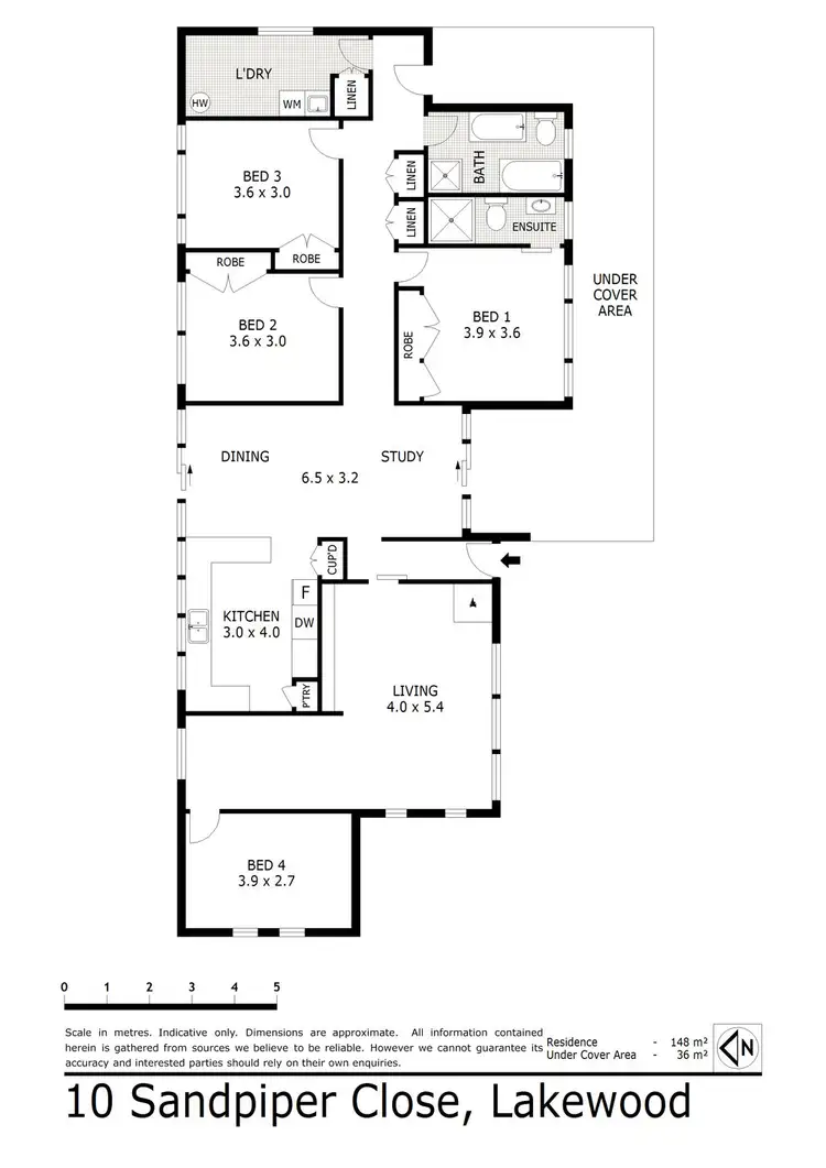 Floorplan of Homely house listing, 10 Sandpiper Close, Lakewood NSW 2443