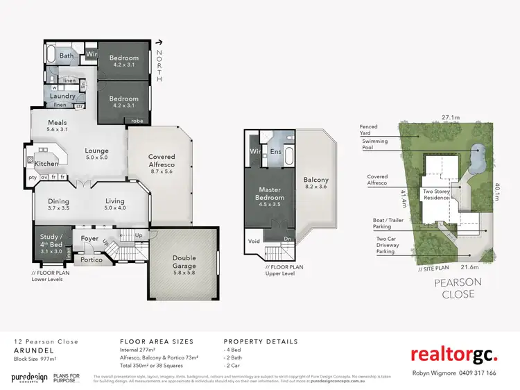 Floorplan of Homely house listing, 12 Pearson Close, Arundel QLD 4214