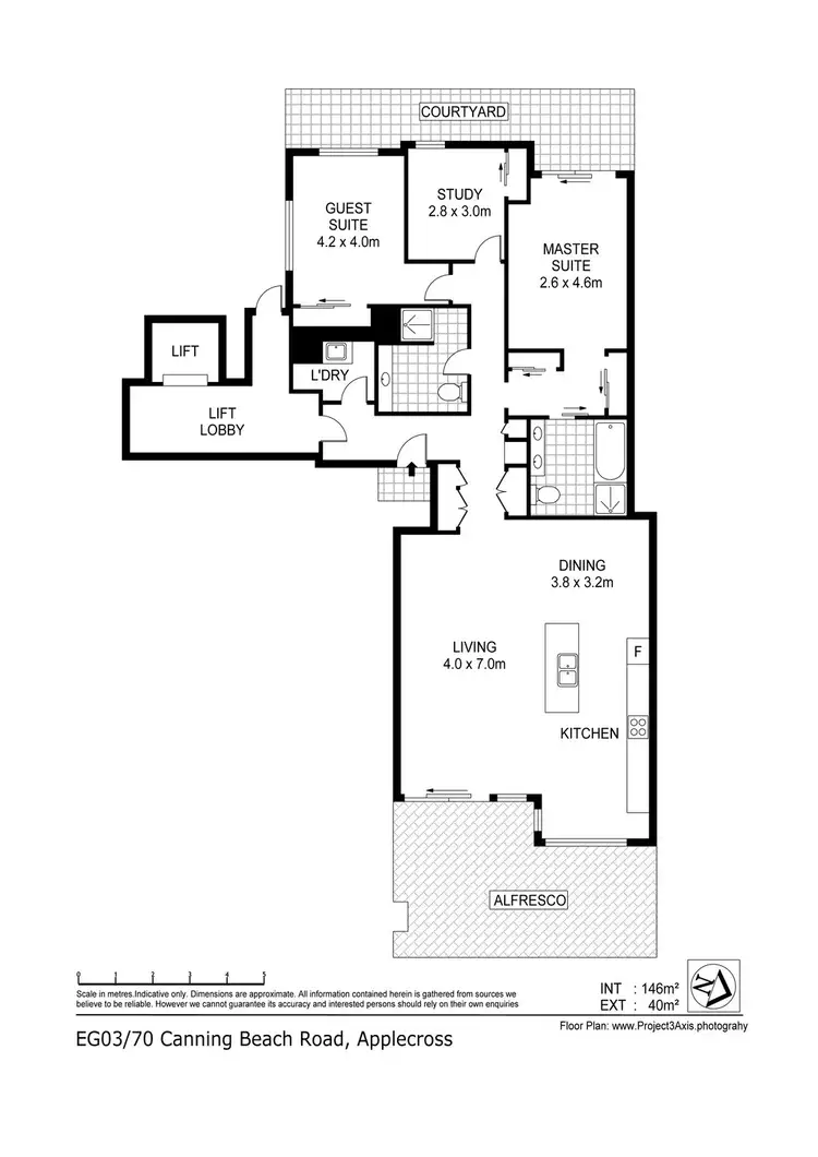 Floorplan of Homely house listing, EG03/70 Canning Beach Road, Applecross WA 6153