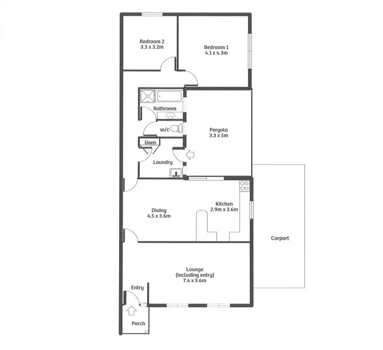 Floorplan of Homely house listing, 18 Fraser Ave, Murray Bridge SA 5253