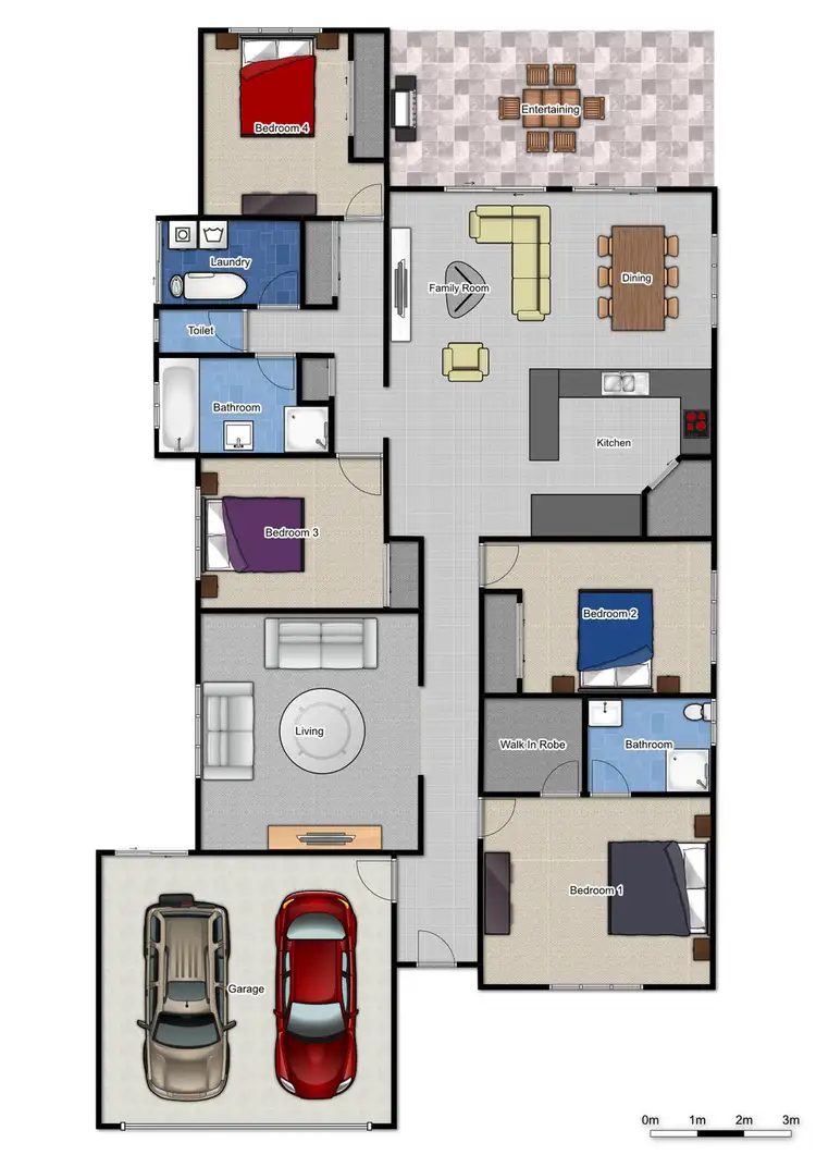 Floorplan of Homely house listing, 3 Pelsart Pl, Drewvale QLD 4116