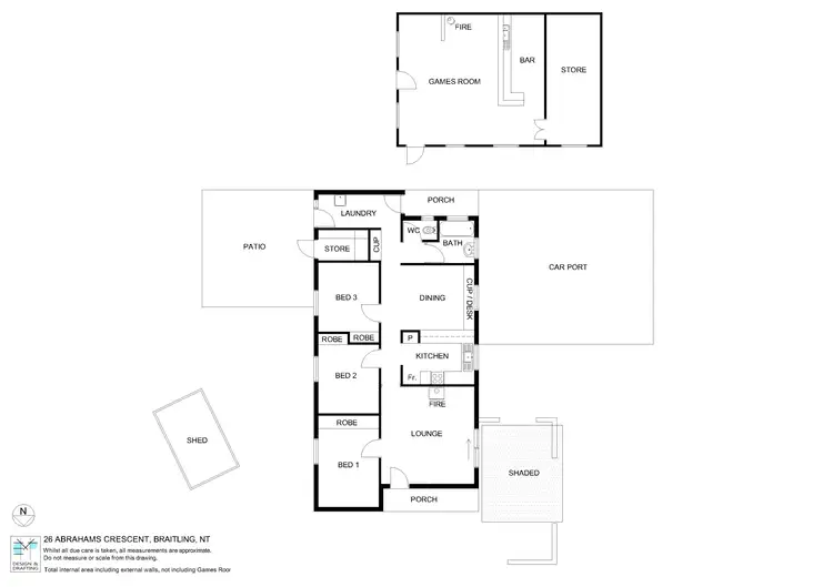 Floorplan of Homely house listing, 26 Abrahams Crescent, Braitling NT 870