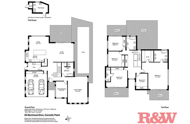 Floorplan of Homely house listing, 86 Morshead Drive, Connells Point NSW 2221