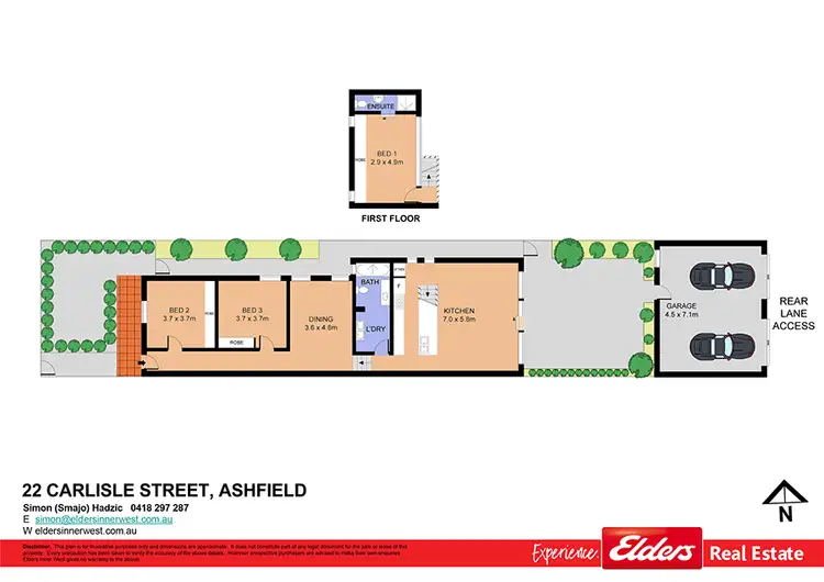 Floorplan of Homely house listing, 22 Carlisle Street, Ashfield NSW 2131