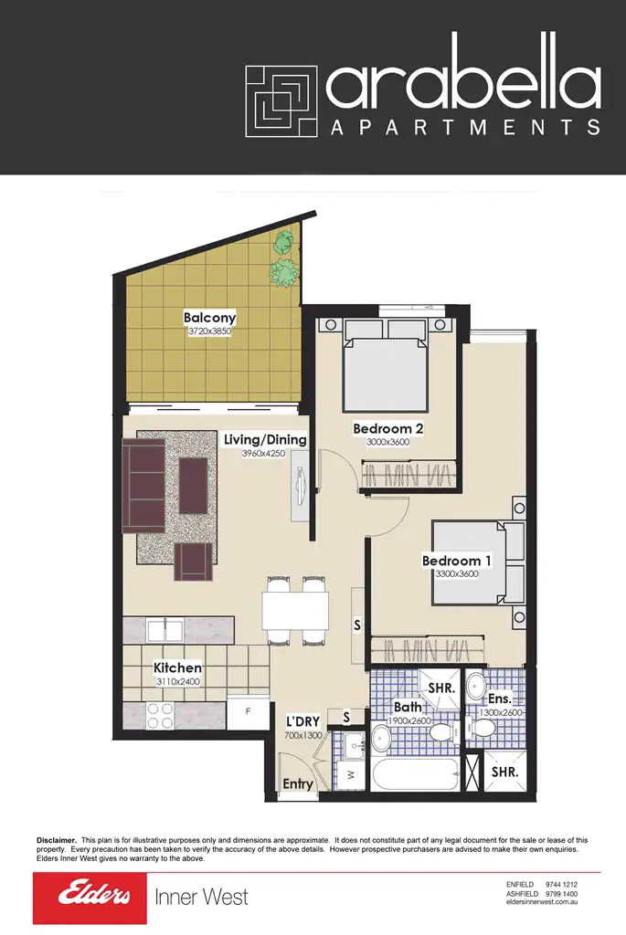 Floorplan of Homely unit listing, 9/530-532 Liverpool Road, Strathfield South NSW 2136