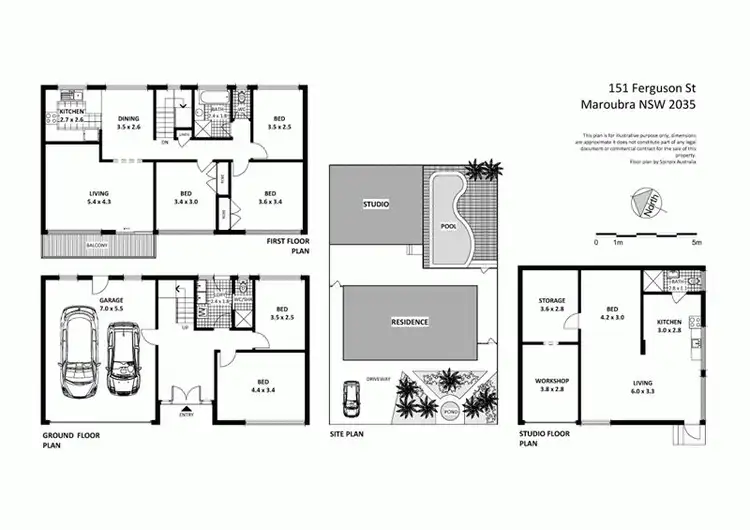 Floorplan of Homely house listing, 151 Ferguson Street, Maroubra NSW 2035