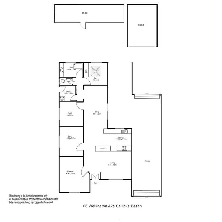 Floorplan of Homely house listing, 68 Wellington Avenue, Sellicks Beach SA 5174