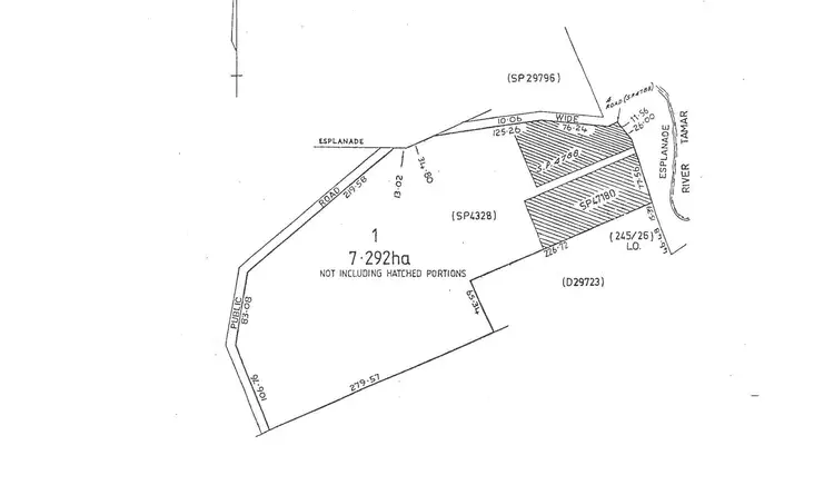 Floorplan of Homely land listing, 195 Deviot Road, Robigana TAS 7275