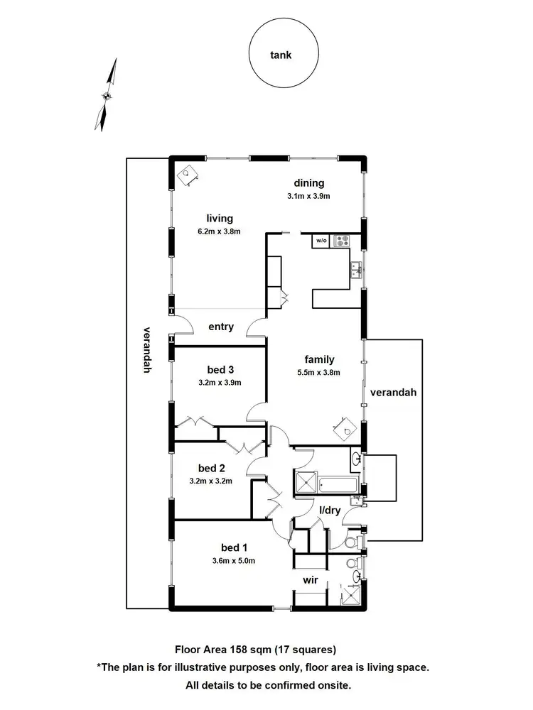 Floorplan of Homely house listing, 1 Brodrick Road, Macclesfield VIC 3782