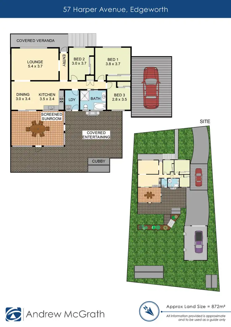 Floorplan of Homely house listing, 57 Harper Avenue, Edgeworth NSW 2285