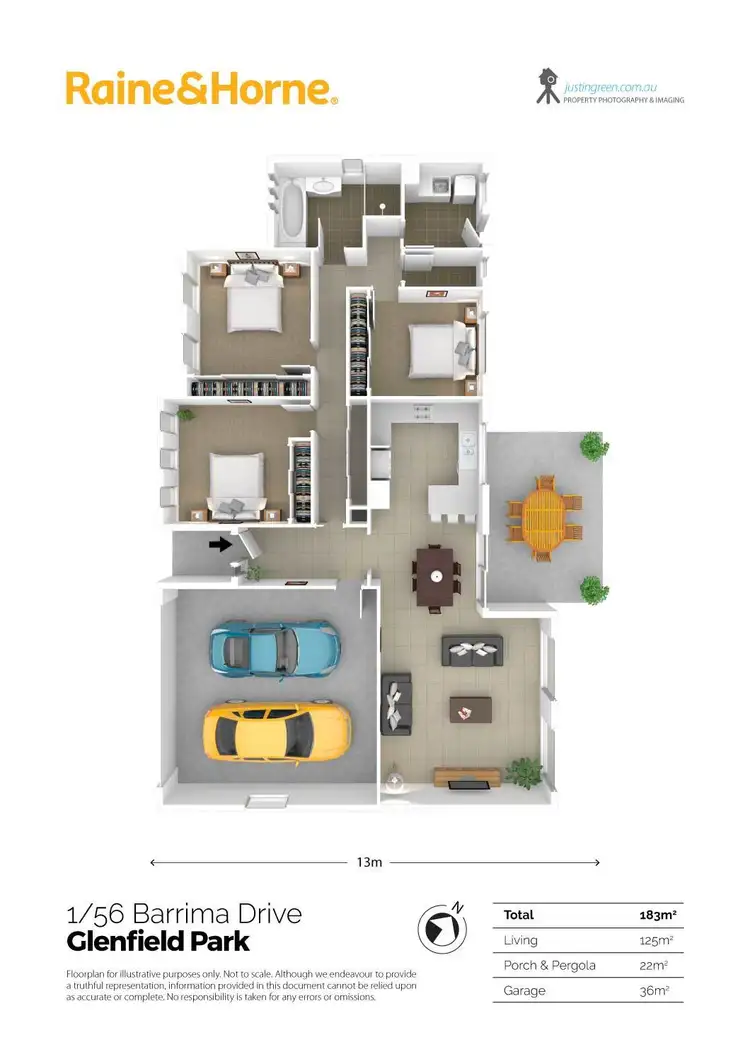 Floorplan of Homely house listing, 58 Barrima Drive, Glenfield Park NSW 2650