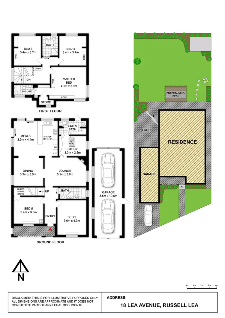 Floorplan of Homely house listing, 18 Lea Avenue, Russell Lea NSW 2046