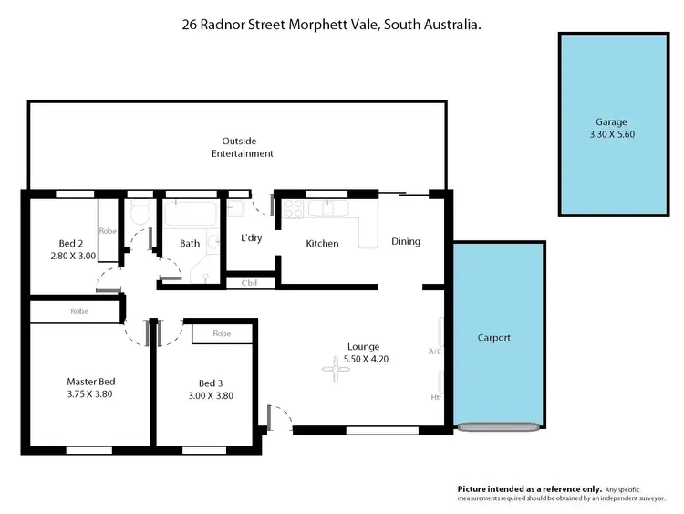 Floorplan of Homely house listing, 26 Radnor Street, Morphett Vale SA 5162