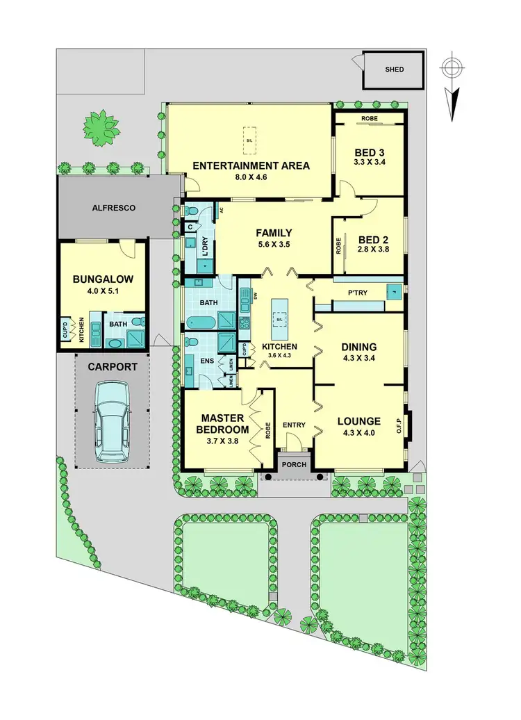 Floorplan of Homely house listing, 85 Kerferd Street, Essendon North VIC 3041