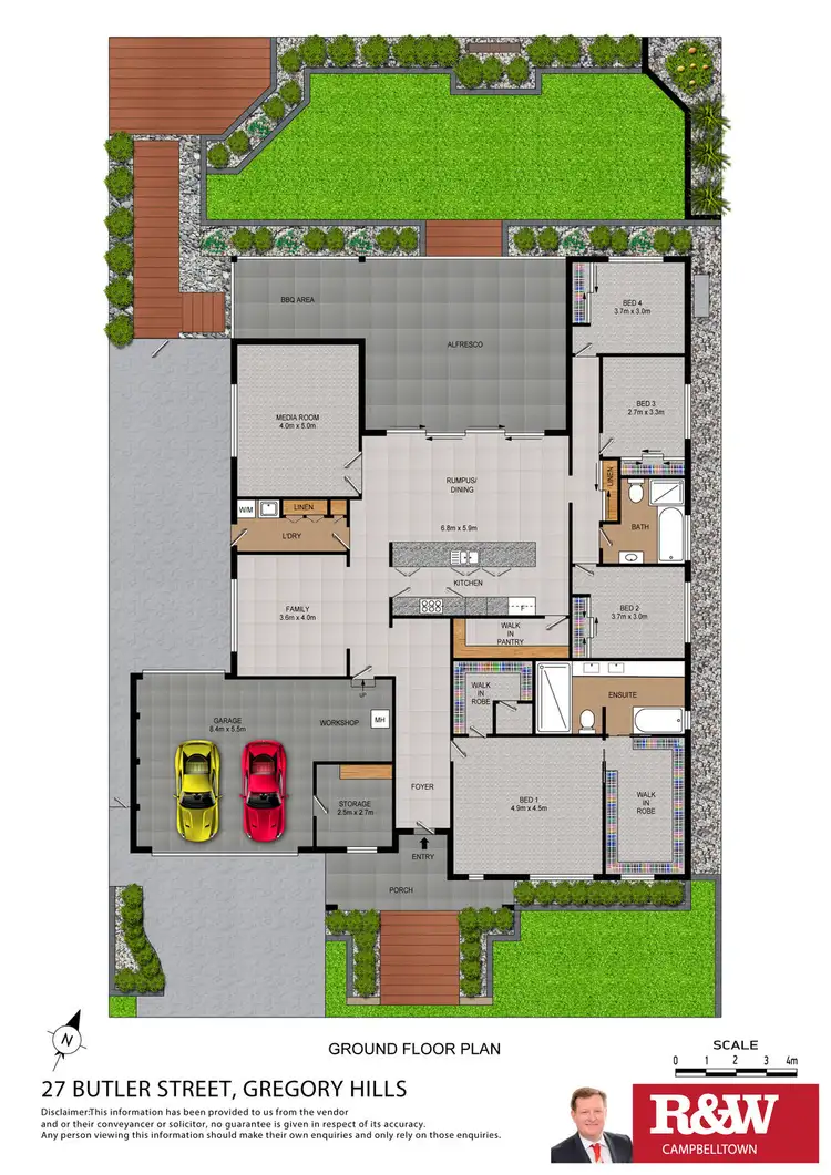 Floorplan of Homely house listing, 27 Butler Street, Gregory Hills NSW 2557