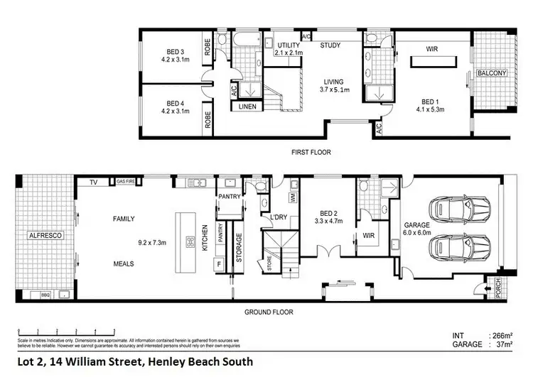 Floorplan of Homely house listing, Lot 2, 14 William Avenue, Henley Beach South SA 5022