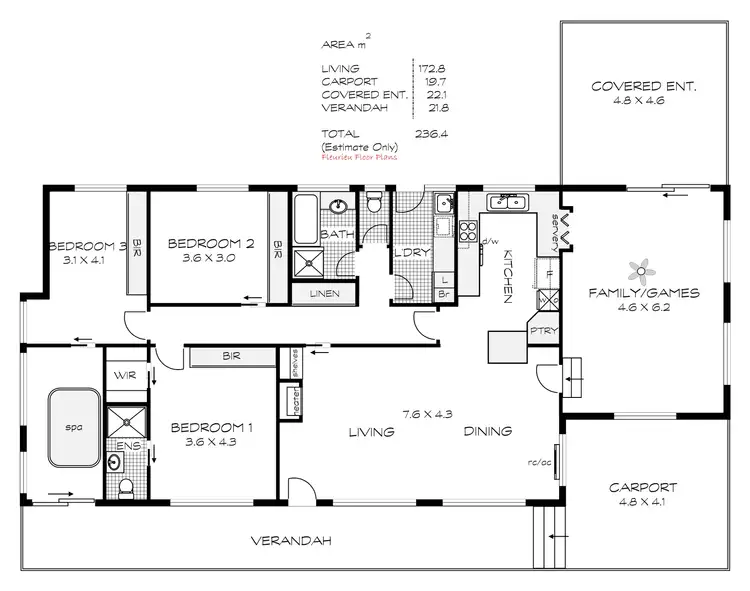 Floorplan of Homely house listing, 3 Baaner Court, Victor Harbor SA 5211