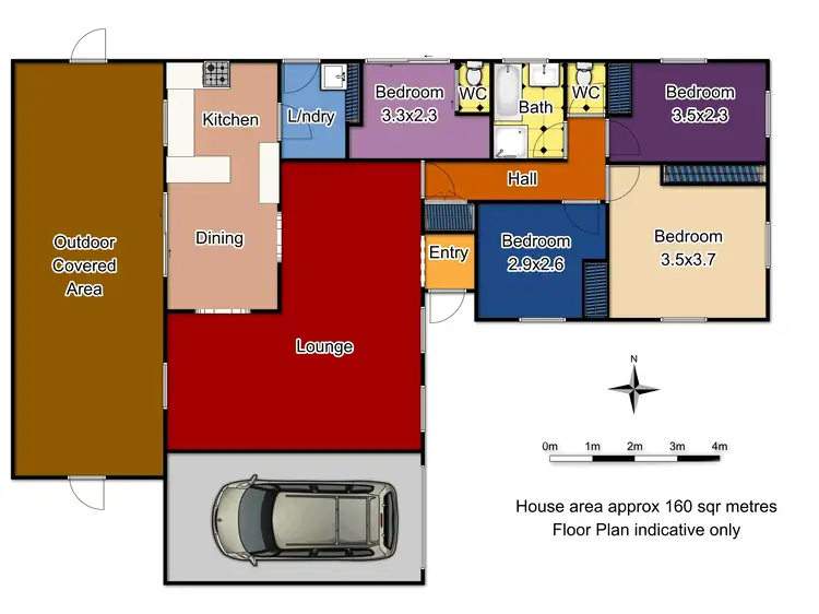 Floorplan of Homely house listing, 99 Burrendong Way, Orange NSW 2800