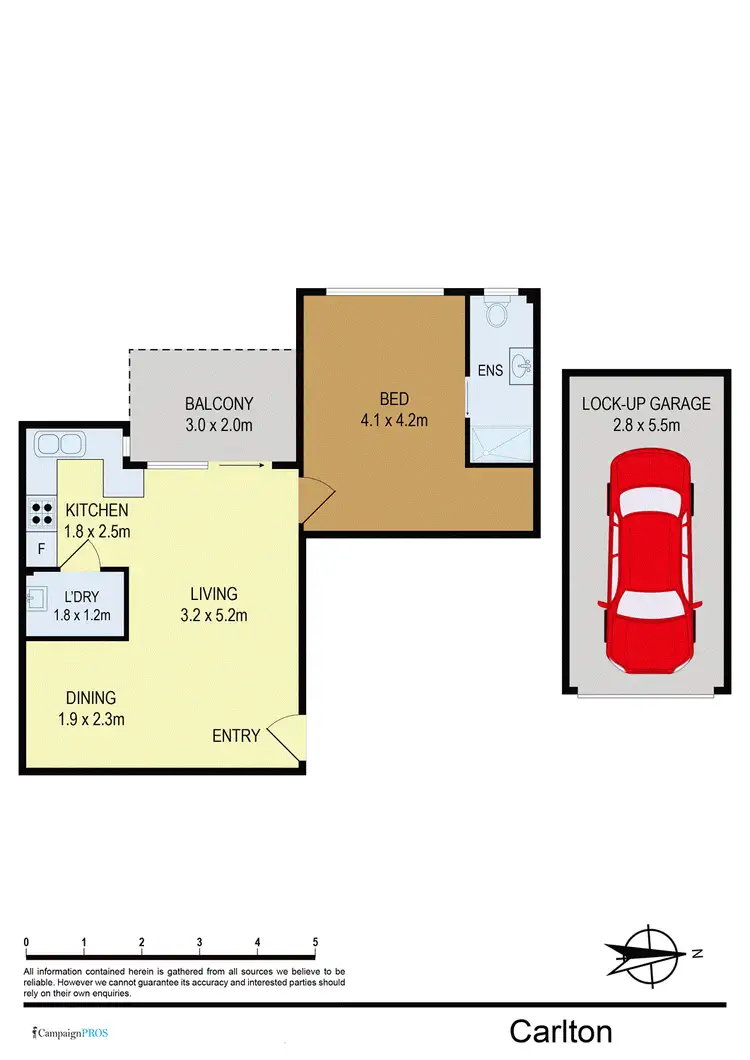 Floorplan of Homely unit listing, 10/16-18 Carlton Parade, Carlton NSW 2218