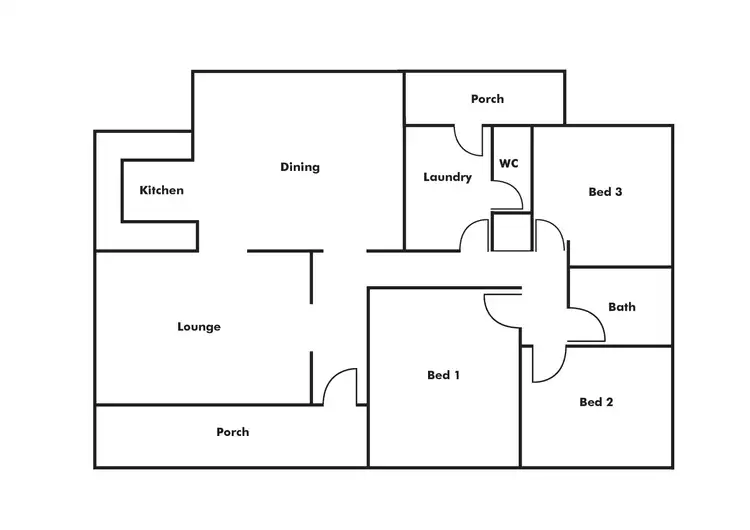Floorplan of Homely house listing, 19 Goffe Street, Spearwood WA 6163