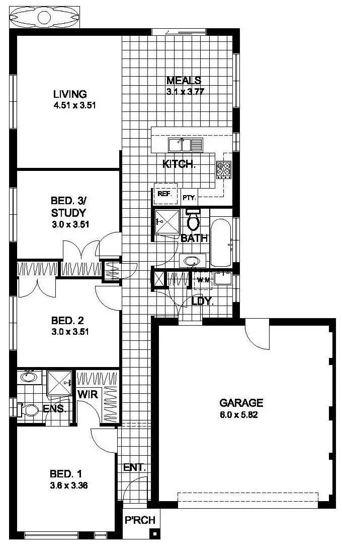 Floorplan of Homely house listing, 11 McTaggart Street, Lucas VIC 3350