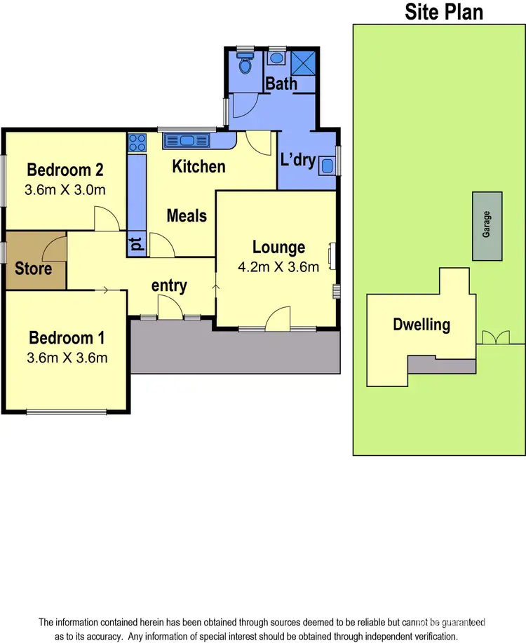 Floorplan of Homely house listing, 6 Hughes Parade, Reservoir VIC 3073