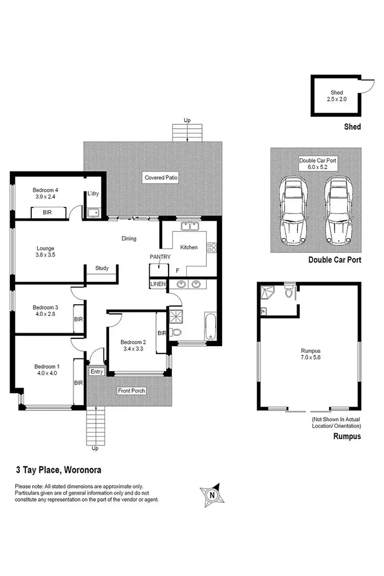 Floorplan of Homely house listing, 3 Tay Place, Woronora NSW 2232