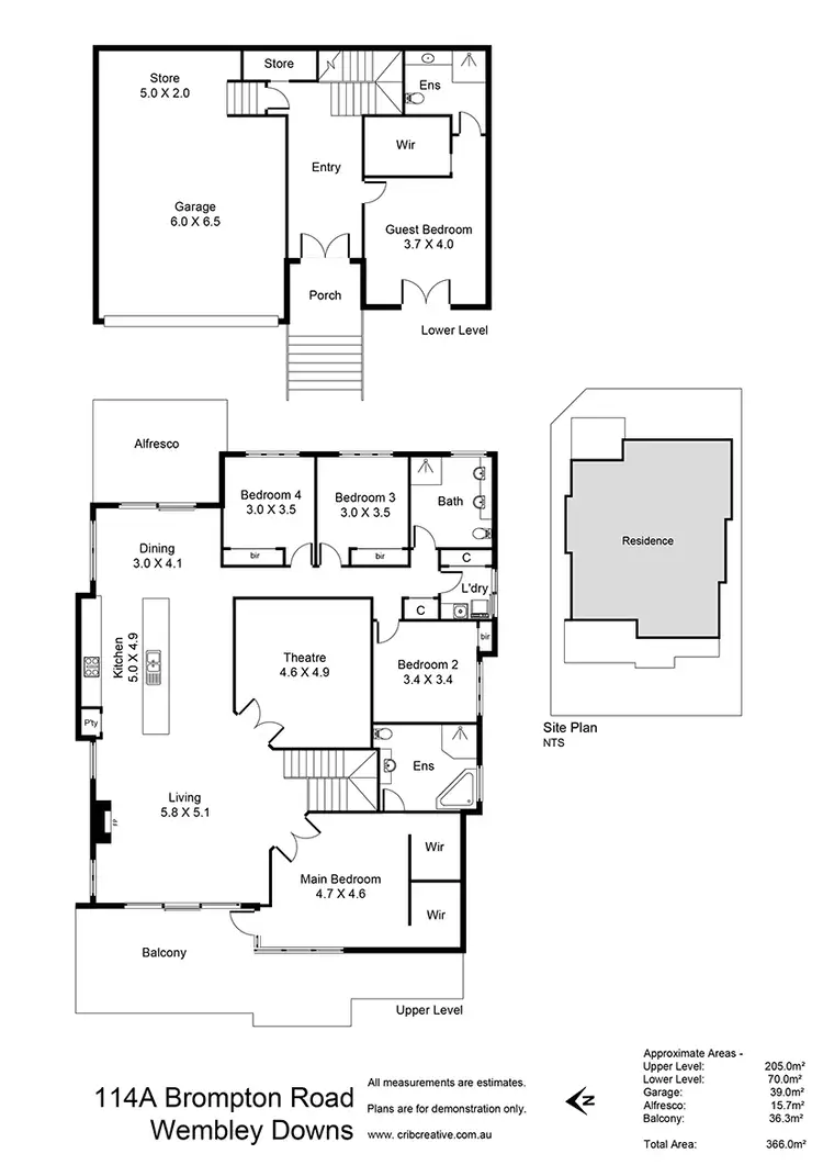 Floorplan of Homely house listing, 114A Brompton Road, Wembley Downs WA 6019