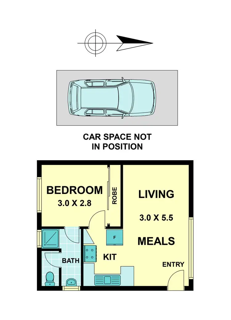 Floorplan of Homely apartment listing, 4/13 McCulloch Street, Essendon North VIC 3041