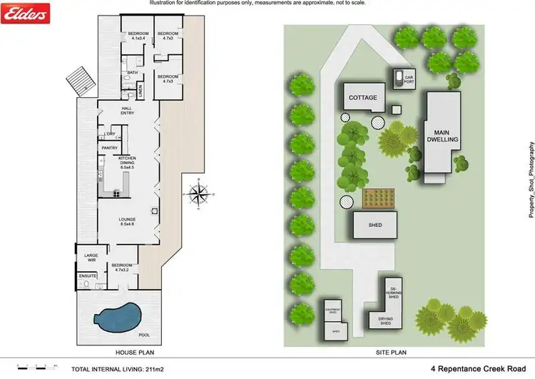 Floorplan of Homely rural property listing, # 4 Repentance Creek Road, Rosebank NSW 2480