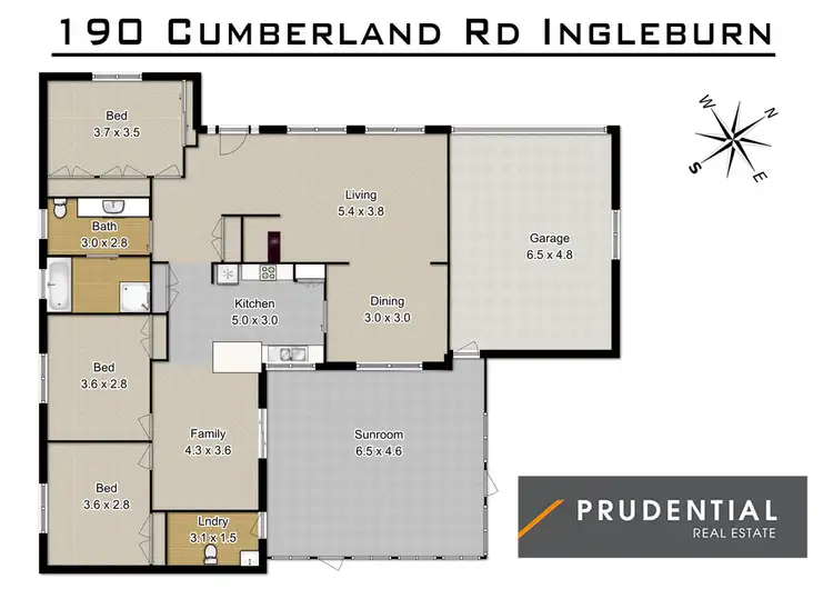 Floorplan of Homely house listing, 190 Cumberland Road, Ingleburn NSW 2565