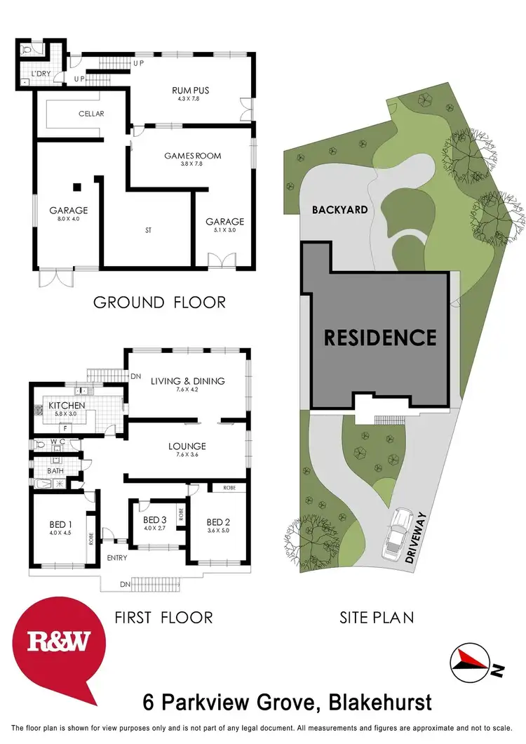 Floorplan of Homely house listing, 6 Park View Grove, Blakehurst NSW 2221