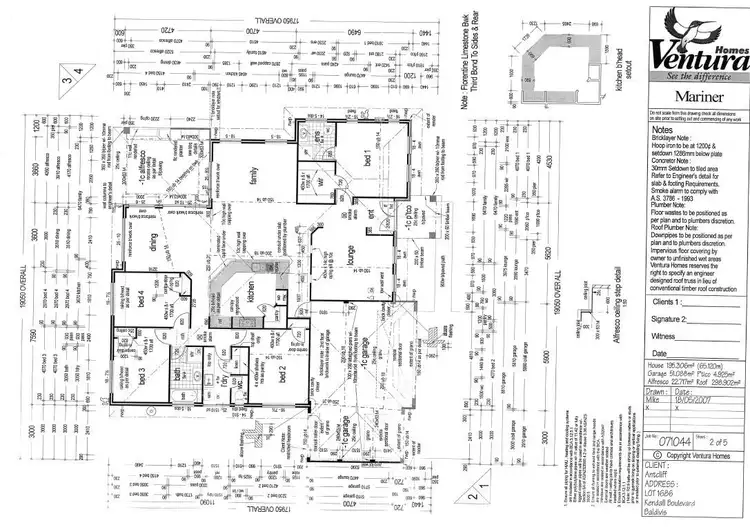 Floorplan of Homely house listing, 121 Kendall Boulevard, Baldivis WA 6171