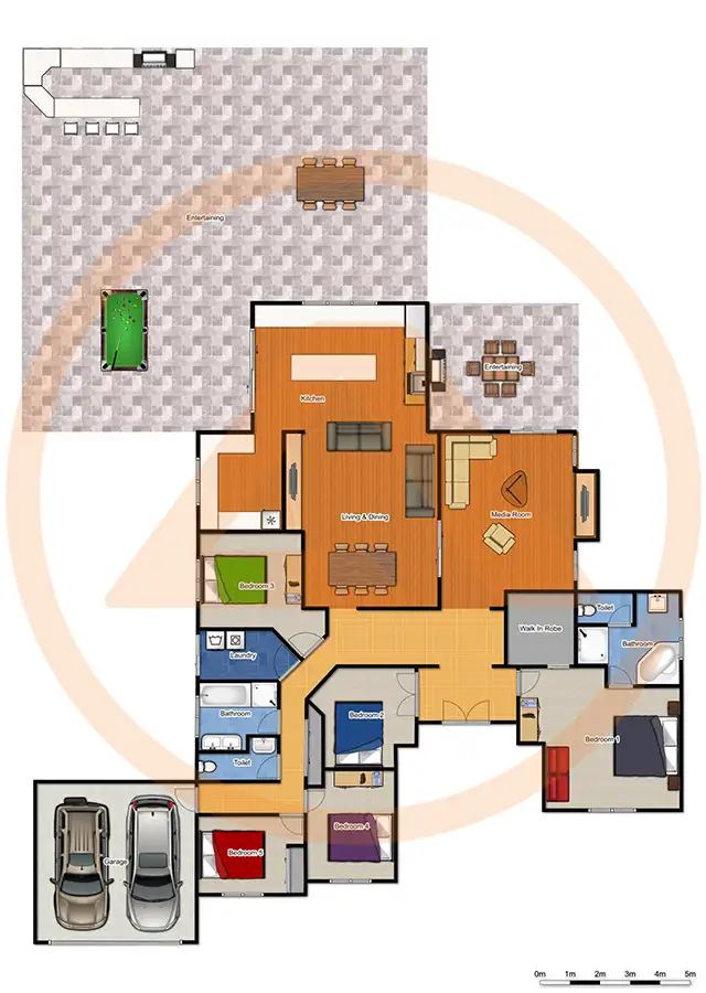 Floorplan of Homely house listing, 8-10 Waler Court, New Beith QLD 4124