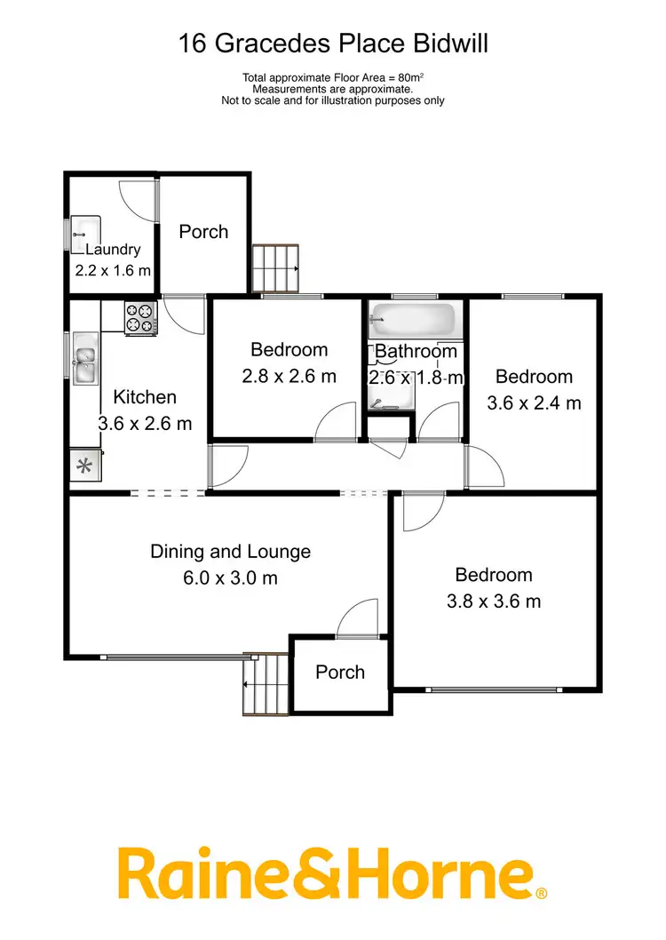 Floorplan of Homely house listing, 16 Graceades Place, Bidwill NSW 2770