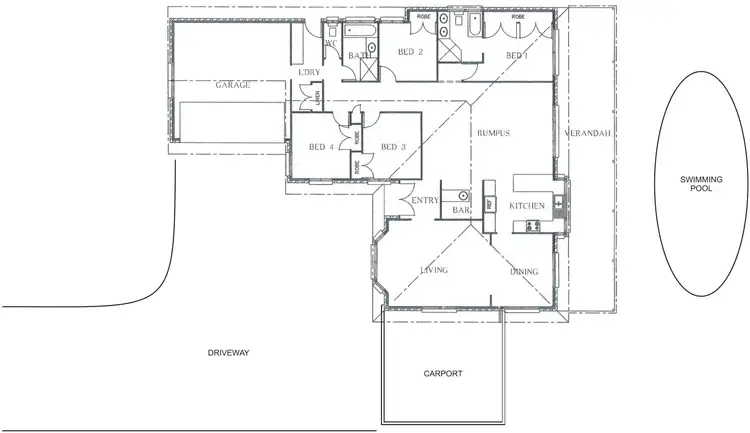 Floorplan of Homely house listing, 26 Parkes Lane, Terranora NSW 2486