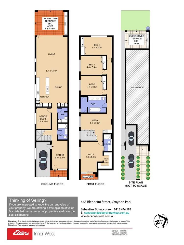Floorplan of Homely house listing, 65A Blenheim Street, Croydon Park NSW 2133
