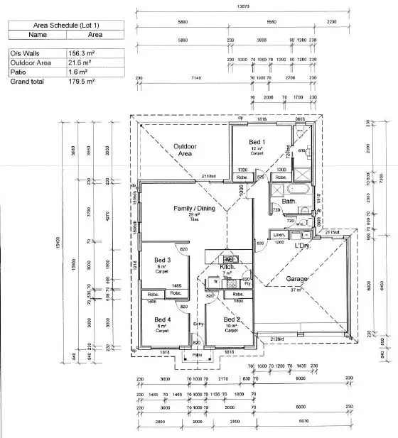 Floorplan of Homely house listing, 13 Zac Street, Kalkie QLD 4670