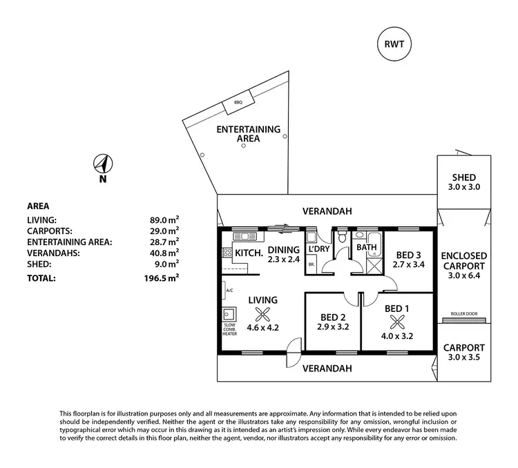 Floorplan of Homely house listing, 9 Wyatt Road, Strathalbyn SA 5255