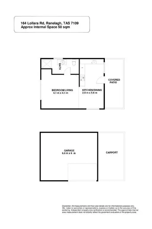 Floorplan of Homely house listing, 164 Lollara Road, Ranelagh TAS 7109
